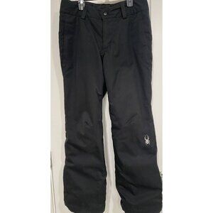 Spyder Pants Womens Size 6 (30x30) Black Ski Snowboard Spylon XTL 10/10k Winter